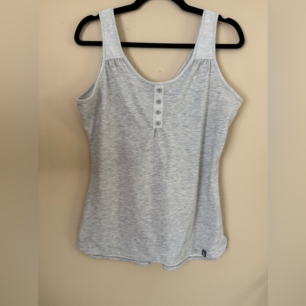 The North Face | Gray Fitted Sleeveless Tank Top